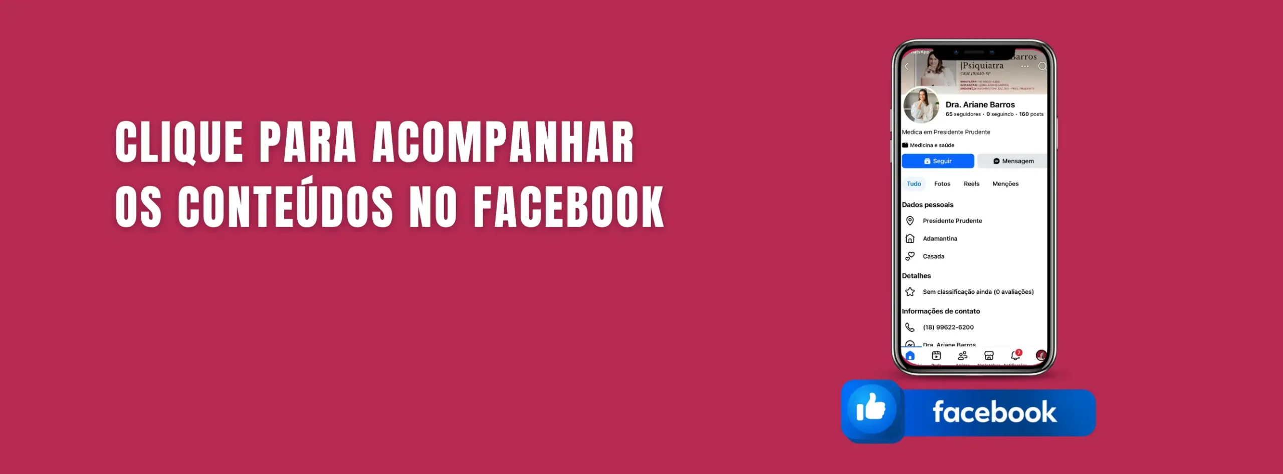 Acompanhe os conteúdos no Facebook