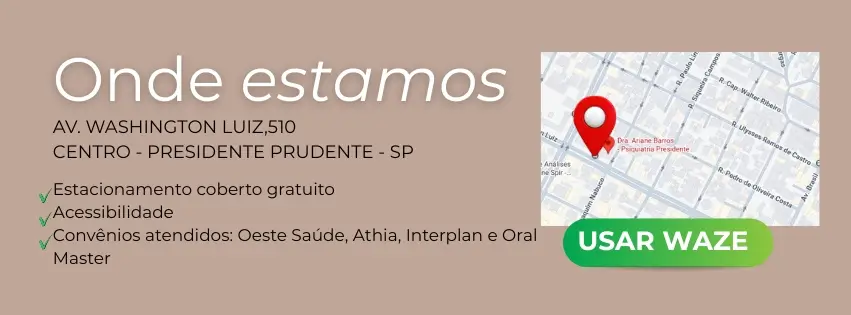 Onde estamos - Av. Washington Luiz, 510 - Presidente Prudente